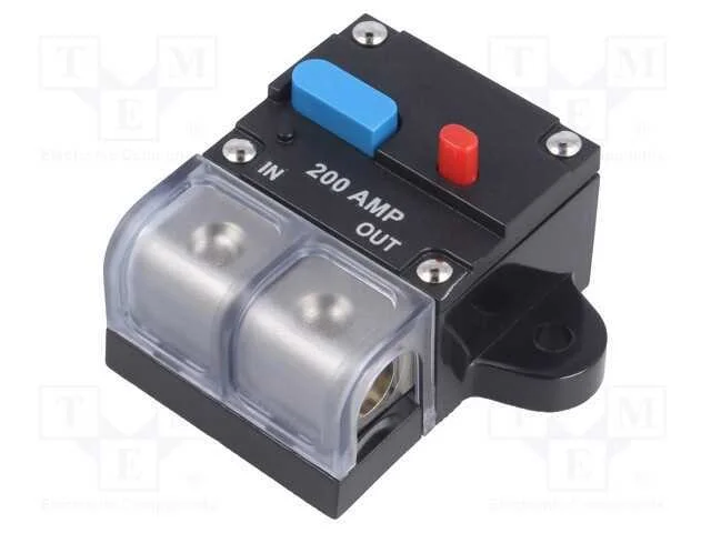 Fus&iacute;vel: Autom&aacute;tico, Automotivo, 200a, Preta, 12&divide;24vdc, 52x70x42mm