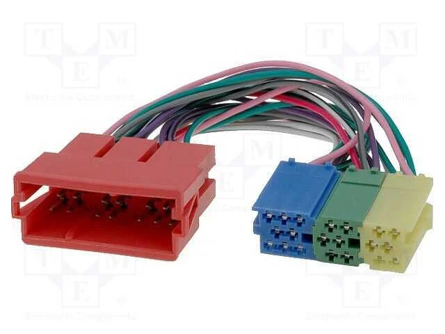 Adaptador, Iso Mini Tomada 20pin,Iso Mini Ficha, Audi,Vw