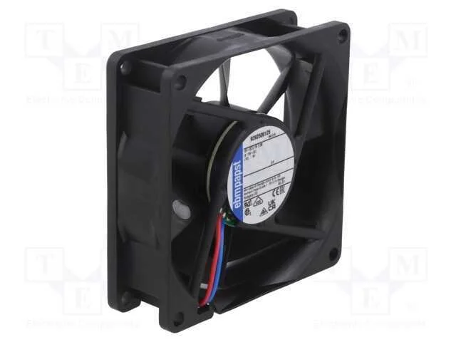 Ventilador: Dc; Transversal; 12vdc; 80x80x25mm; 69m3/H; 32dba