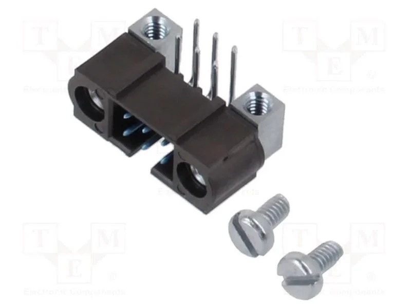 Tomada; Placa- Fio/Placa; Macho; Datamate L-Tek; 2mm; Pin: 6; Tht