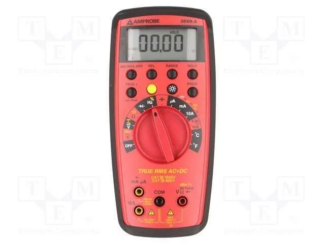 Mult&iacute;metro digital, RS232, LCD, 4,75 d&iacute;gitos (999.