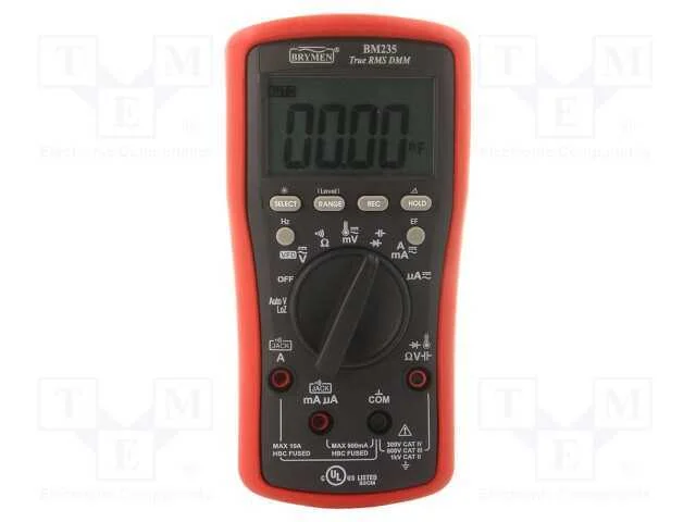 Mult&iacute;metro Digital; Lcd; (6000); 5x/S; Vac: 6v,60v,600v,1kv