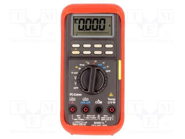 Mult&iacute;metro Digital; Rs232; Lcd; (5000); Bar&oacute;grafo: 52segm.60x/S