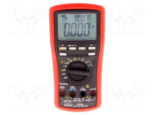 Mult&iacute;metro Digital; Usb; Lcd; (9999); Bar&oacute;grafo: 41segm.60x/S