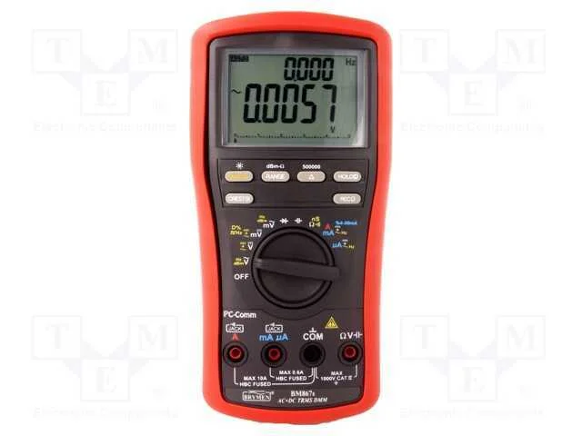 Mult&iacute;metro Digital; Usb; Lcd; Bar&oacute;grafo: 41segm.60x/S; 5x/S