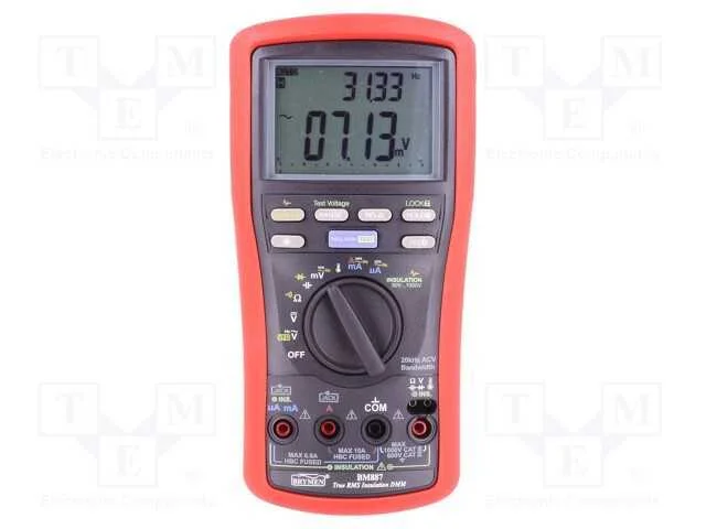 Medidor: Resist&ecirc;ncia de Isolamento; Lcd; An&aacute;lise: 5x/S; 2uf&divide;20mf