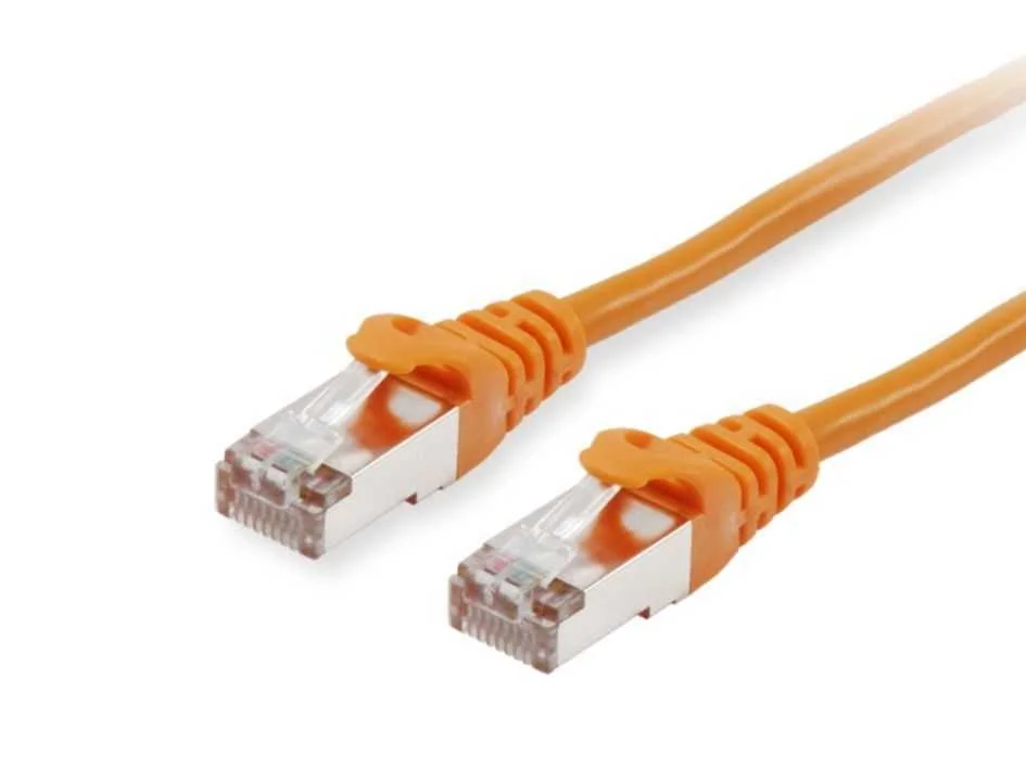 Equip Chicote Cat6a S/Ftp Lszh 2mt Laranja