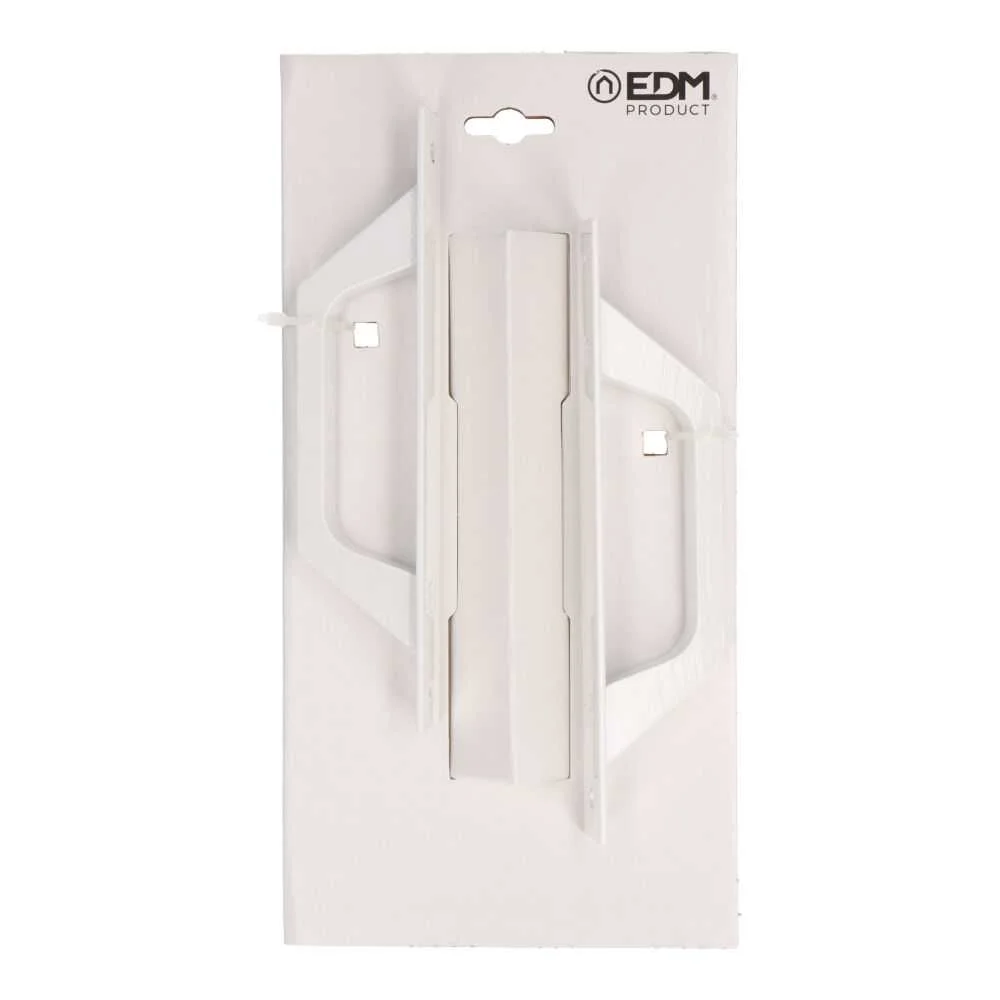 Bl&iacute;ster Puxador Placa Reta 6804 Aluminio Branco E.