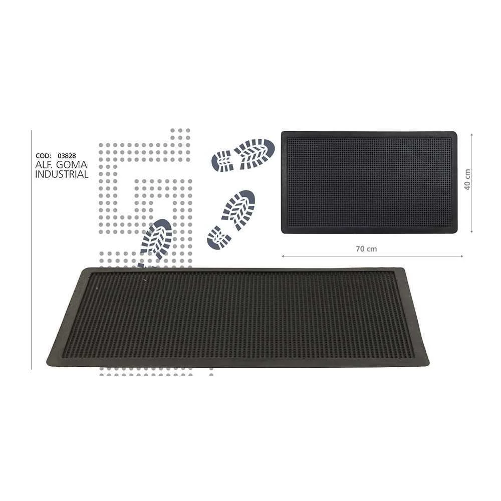 Tapete de Borracha Industrial 70x40cm Hidalgo