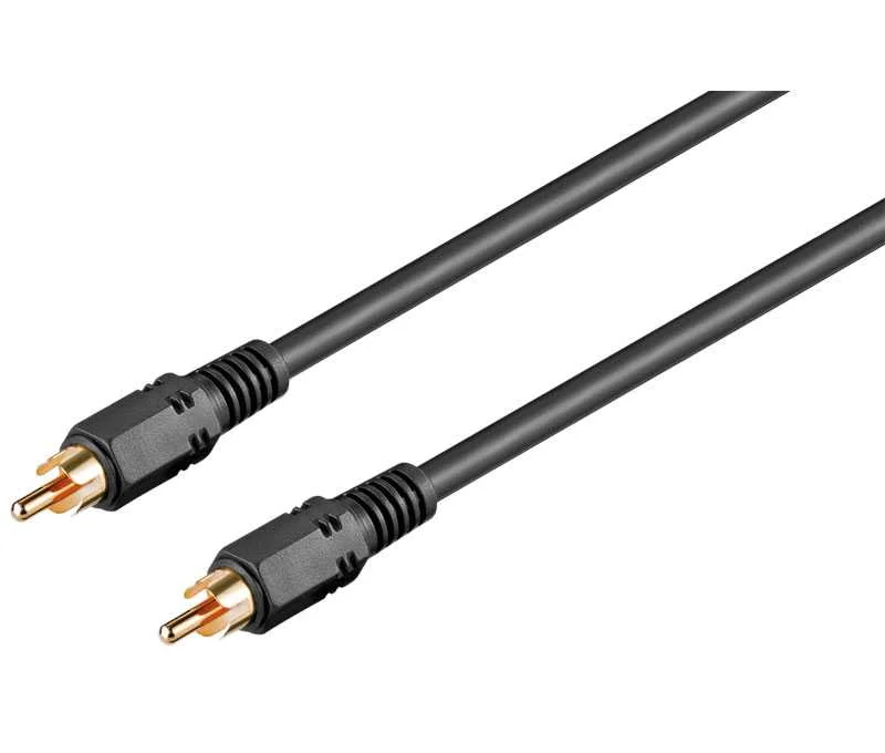 Conexi&oacute;n Rca Macho a Rca Macho, Video/75 Ohm