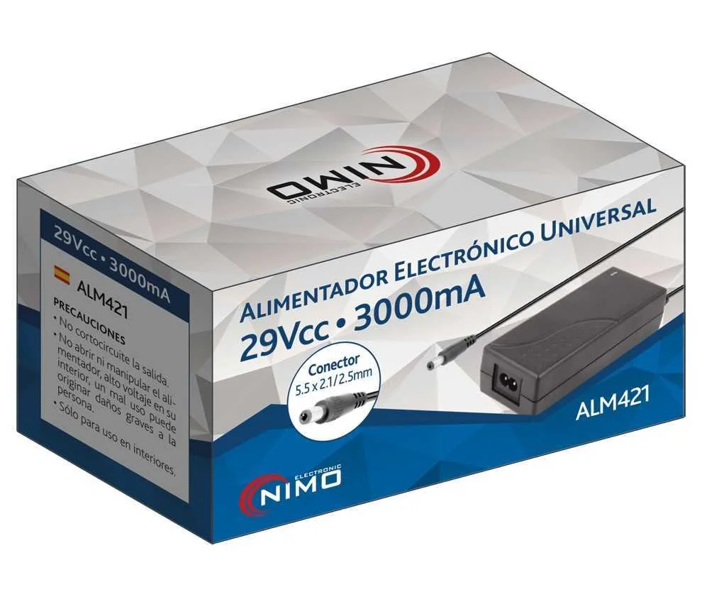 Alimentador Electr&oacute;nico Universal 29vcc/3,0a