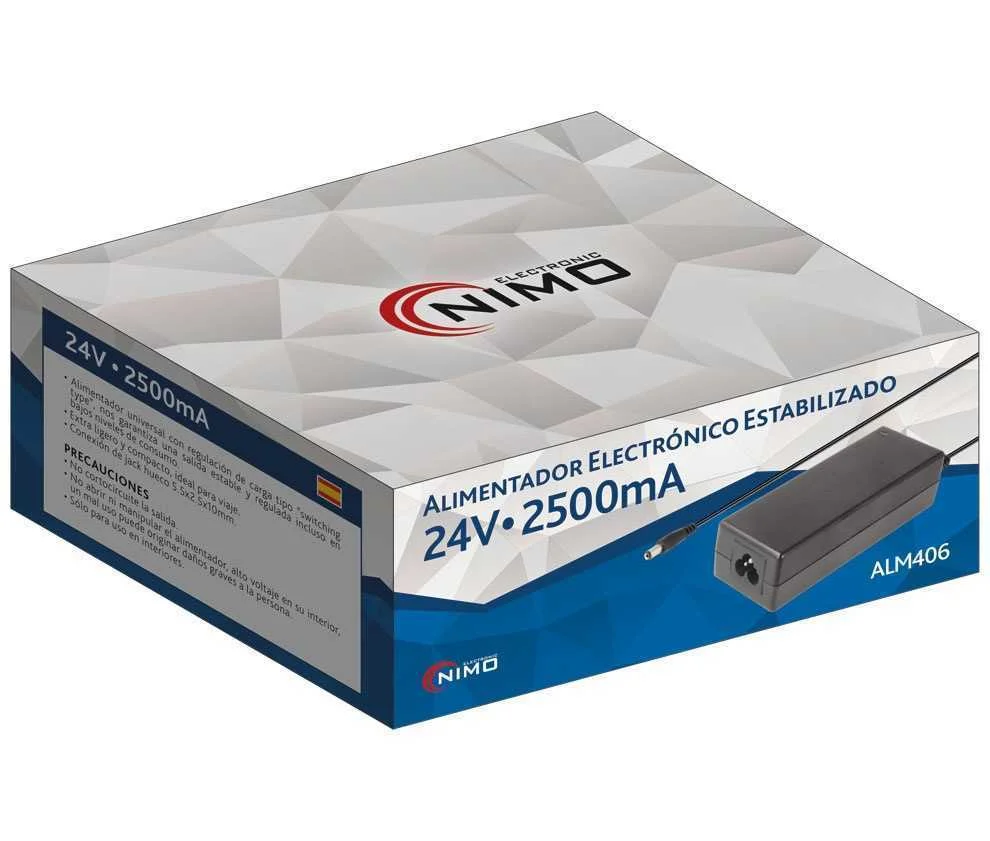 Alimentador Electr&oacute;nico Universal 24vcc/2.5a