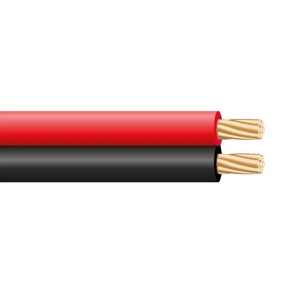 Paralelo 2x0,5mm Vermelho Preto 48v Lshz 100mt