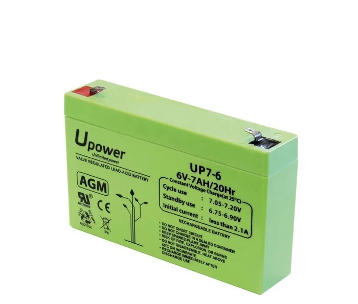Bater&iacute;a Plomo 6,0v/7,0ah (150,0x95,0x34,0mm)