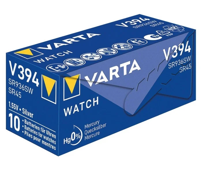 Sr45 / V394 Pila de &Oacute;xido de Plata