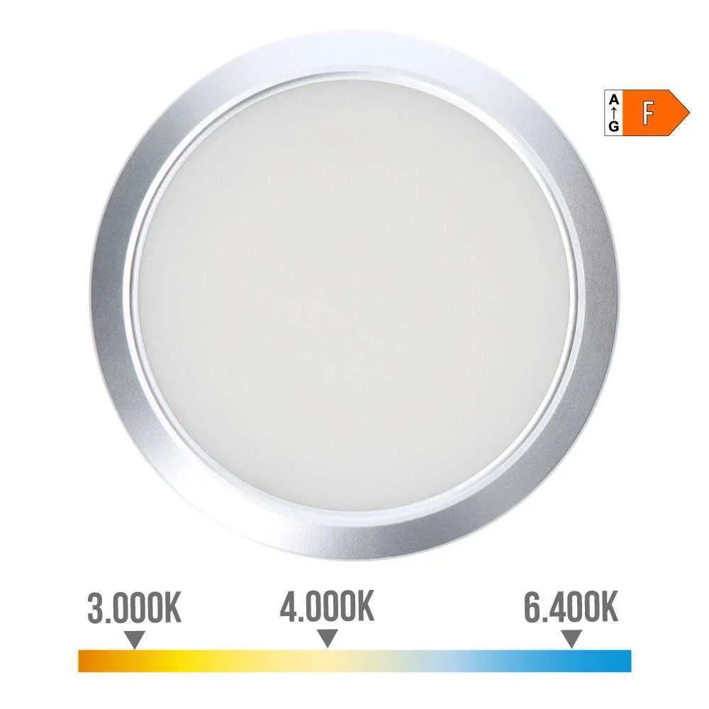 Downlight Ajust&aacute;vel Superf&iacute;cie/Encastrar LED 20w 2.050lm Embelhecedor Cromada.3 Temperaturas de Luz.
