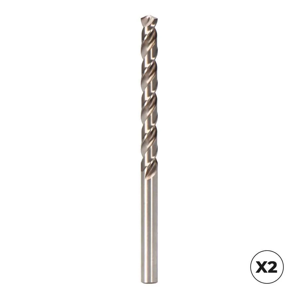 Conjunto de 2 Brocas Cilindricas Curtas Hsse Din-338n Inox 3,50mm Iz27447 Koma Tools (Izar)