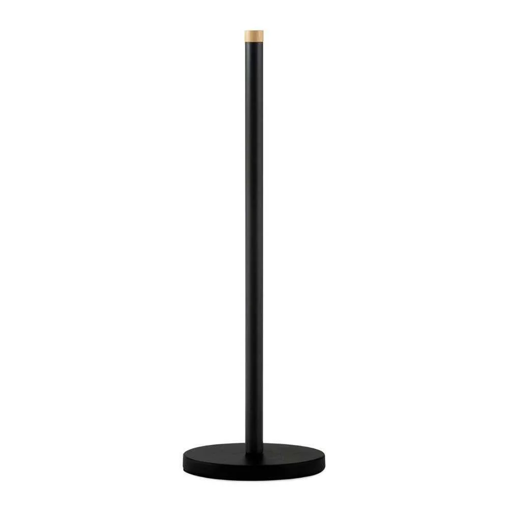 Suporte para Papel Higienico Metal Preto Ba72125 Andrea House