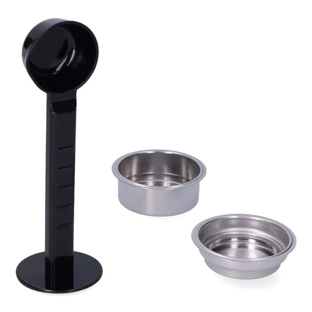 Kit Colher/Prensa + Filtro 1 Ch&aacute;vena + Filtro 2 Ch&aacute;venas para Cafeteira 07707 Edm