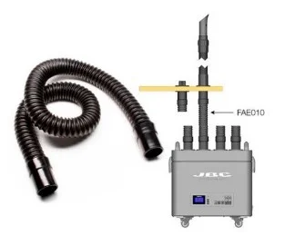 Tubo flex&iacute;vel; ao extrator de fumos; L: 1,5m; ESD; &Oslash;: 50mm