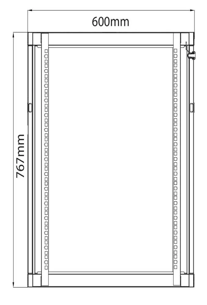 Rack Cabinet 15u X 450mm Deep