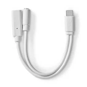 Nedis Ccgb64922wt01 Cabo Usb 0,1 M Usb 2.0 Usb C .