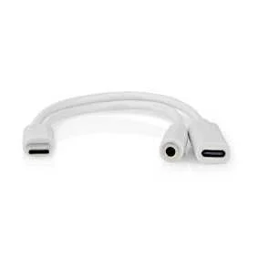 Nedis Ccgb64922wt01 Cabo Usb 0,1 M Usb 2.0 Usb C .