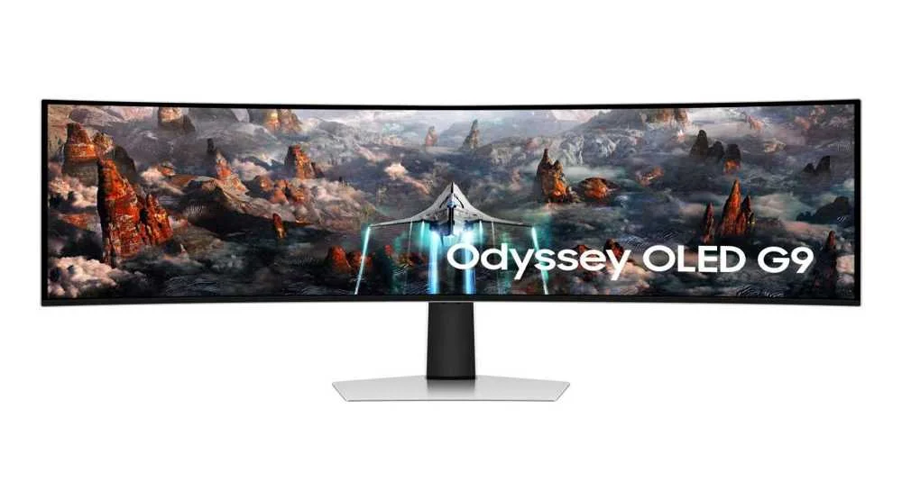 Monitor Curvo Odyssey G9 Oled 49" G93sc Dqhd Prateado - Samsung