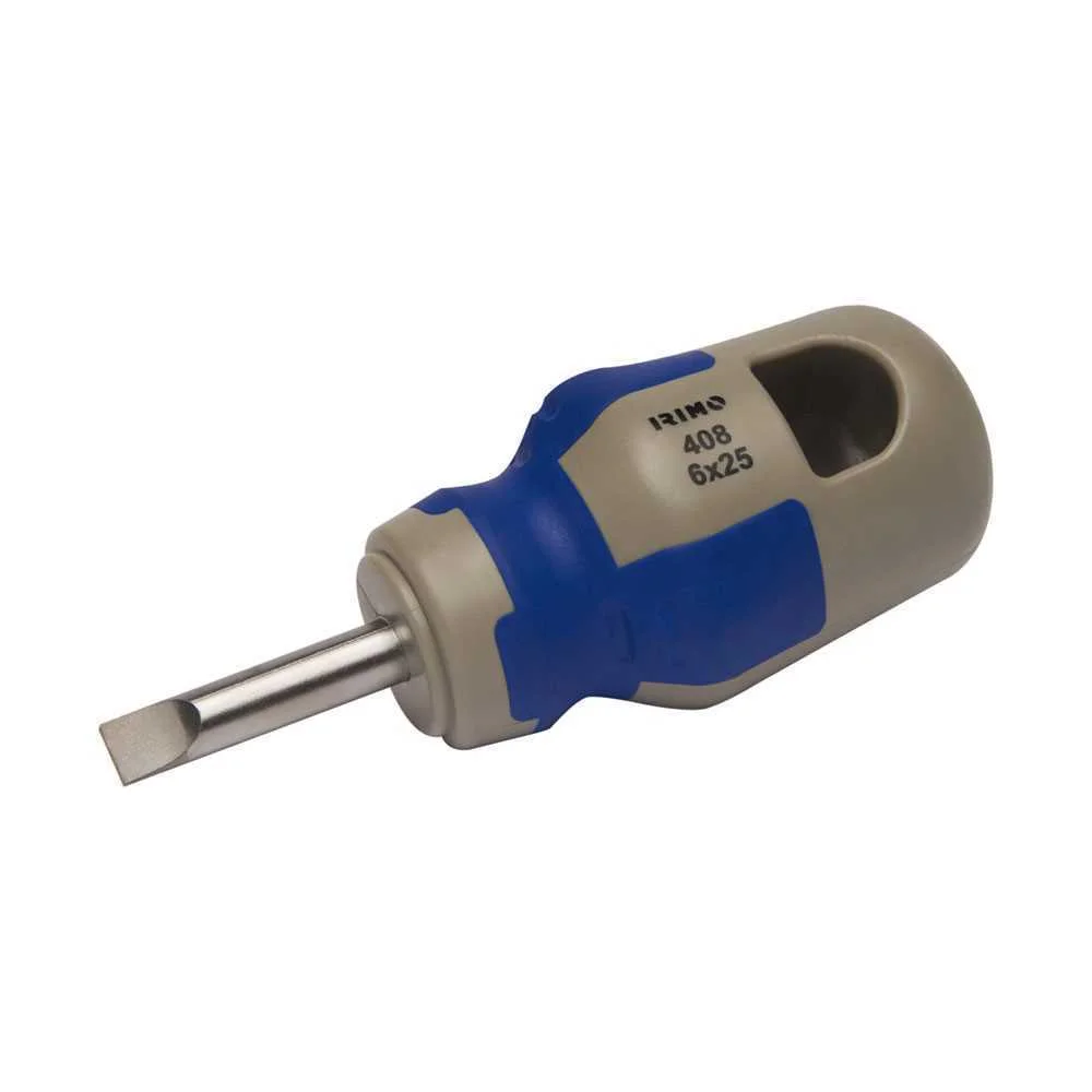 Chave Carro&ccedil;aria Boca Reta Cabo Bimaterial 6,5x25mm 408-6.5-25 Irimo