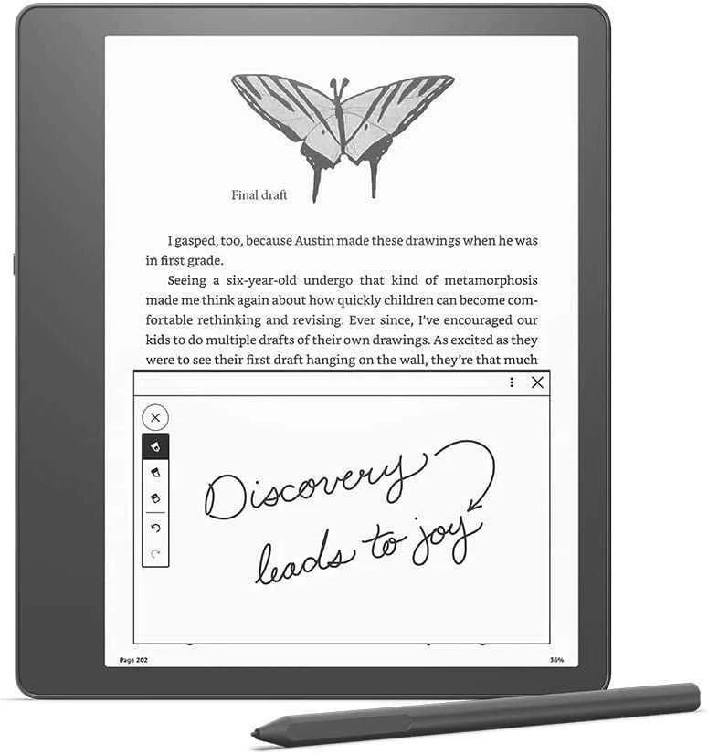 AMAZON KINDLE SCRIBE LEITOR E-BOOK ECR&Atilde; T&Aacute;CTIL 16.