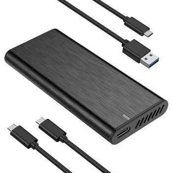 CAIXA EXTERNA PARA DISCO M.2 NVME USB-C 10GBS ALU.