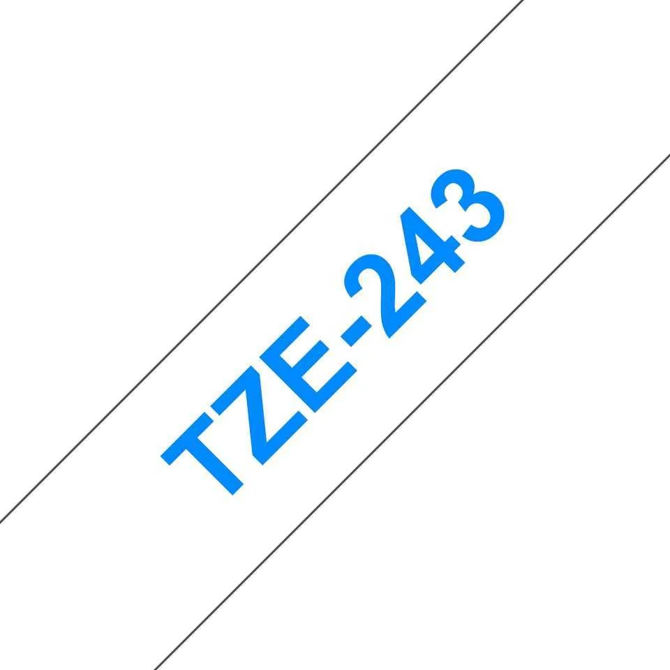 Fita Laminada Compat&iacute;vel Brother TZE-243 - 18mm x.