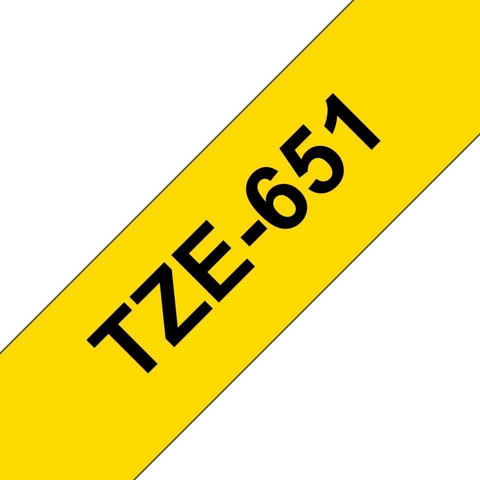 Fita Laminada Compat&iacute;vel Brother TZE-651 - 24mm x.