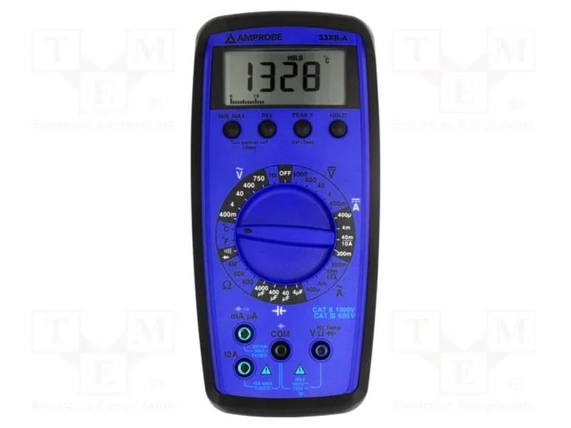 Mult&iacute;metro Digital, Lcd, 3,75 D&iacute;gitos (3999), Bar&oacute;grafo: 41segm.