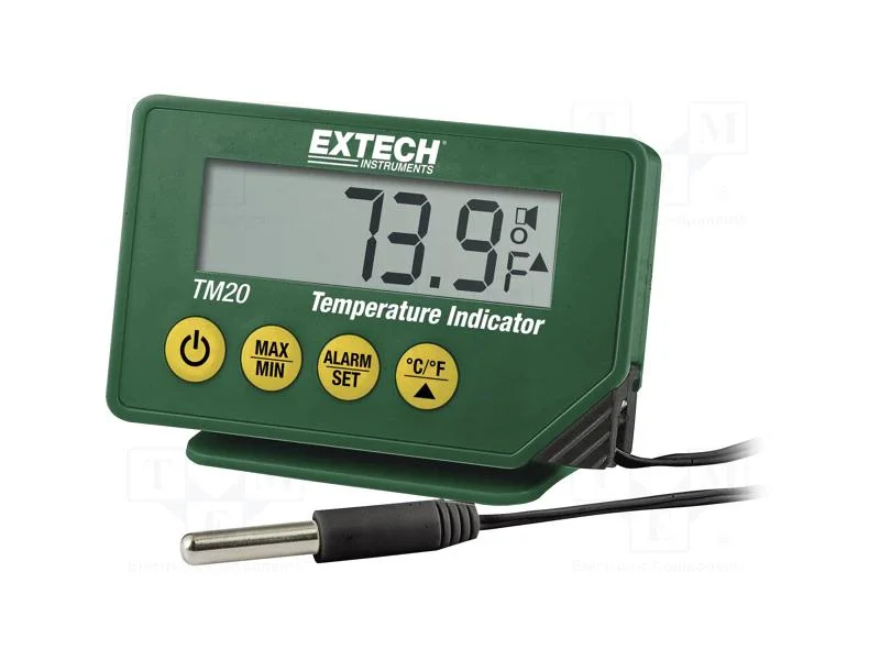 Medidor: temperatura, digital, LCD, -40&divide;70C, Exat.