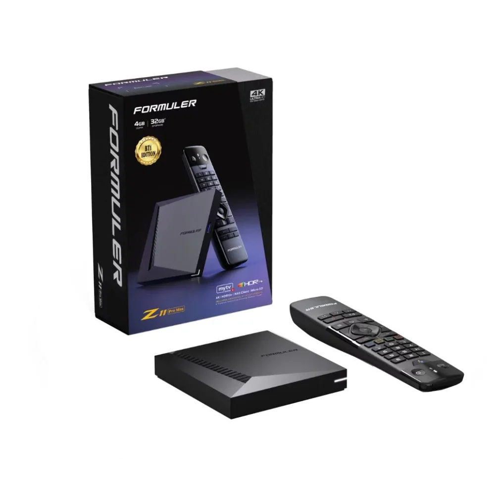 Box Iptv Formuler Z11 Pro Max 4gb/32gb Edi&ccedil;&atilde;o Bt1