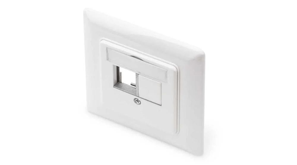 Digitus Leerdose Mit Zentralplatte U. Rahmen, 2x Keystone