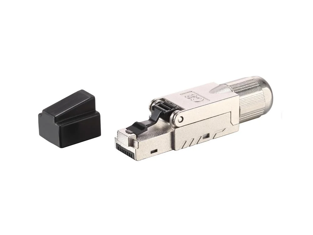 Equip 121172 Conector Rj-45 Preto, A&ccedil;o Inoxid&aacute;vel