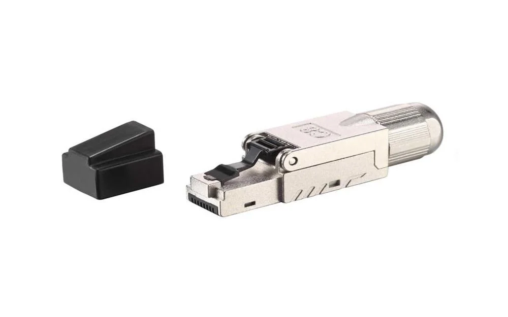 Equip 121172 Conector Rj-45 Preto, A&ccedil;o Inoxid&aacute;vel