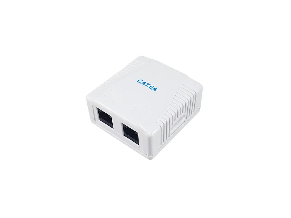Equip Aufputzdose Cat6a 2-Port 2x Rj45 Utp
