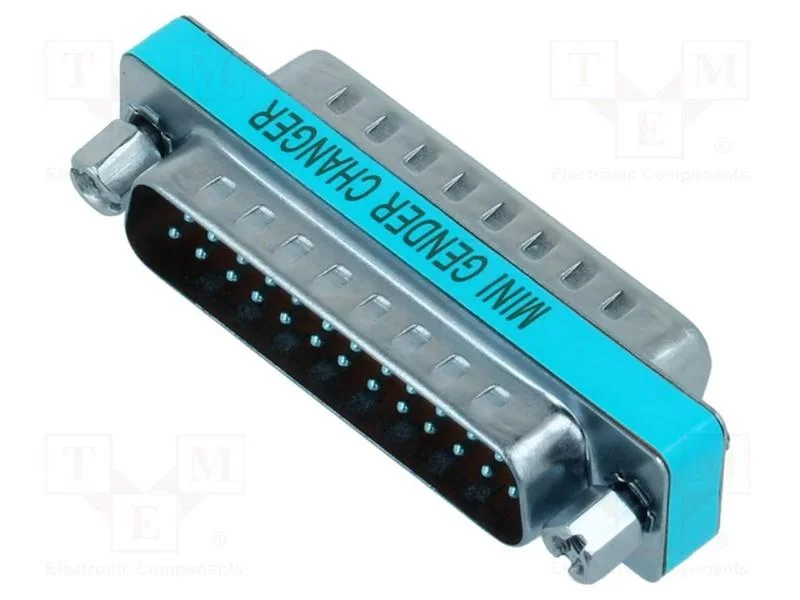 Passo: Adaptador, D-Sub 25pin Masculino,Em Ambos Os Lados