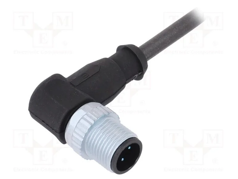 Ficha, M12, PIN: 4, macho, c&oacute;digo A-DeviceNet / C.