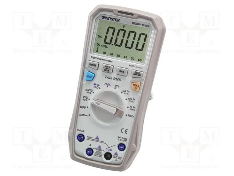 Mult&iacute;metro Digital, Usb, Lcd, (5999), Bar&oacute;grafo: 31segm, True Rms