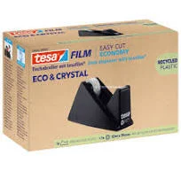 Tesa Eco & Crystal, 1 Rolle 10mx19mm Blister,Mit  Abroller