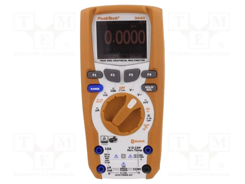 Mult&iacute;metro digital, Bluetooth, LCD TFT 2,2, 320x2.