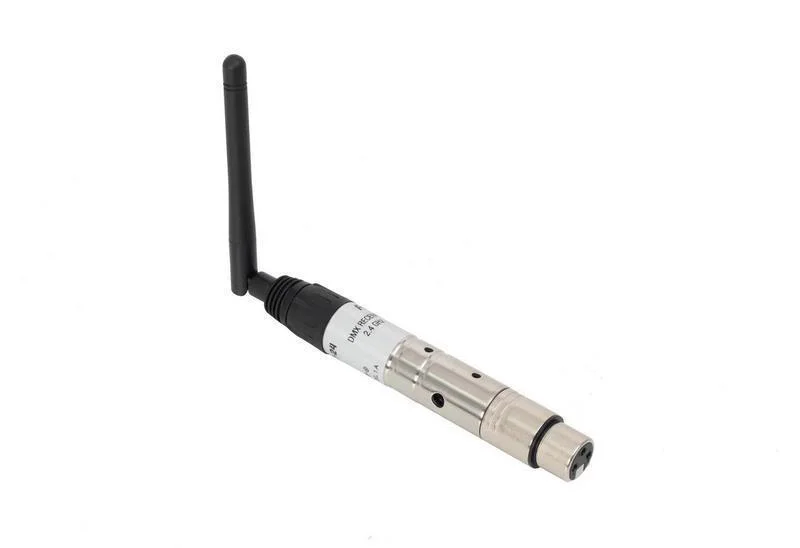 Recetor Sem Fios Dmx 2,4 Ghz. Funcionamento Simult&acirc;neo de At&eacute; 80 Recetores.