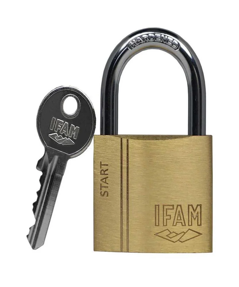 Cadeado com chave IFAM SR40 Lat&atilde;o A&ccedil;o 1,31 x 3,98.