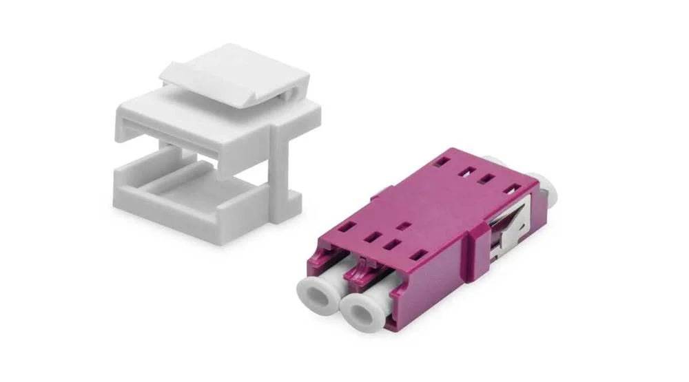 Digitus Lwl Kupplung Lc/Lc Multimode-Om4 Dupl.Keystone-Modul