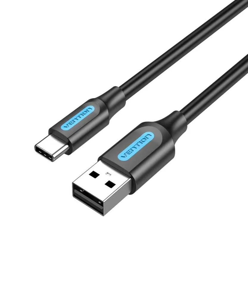Usb 2.0 a To Usb-C 3a Cable 1.5m Vention Cokbg Black