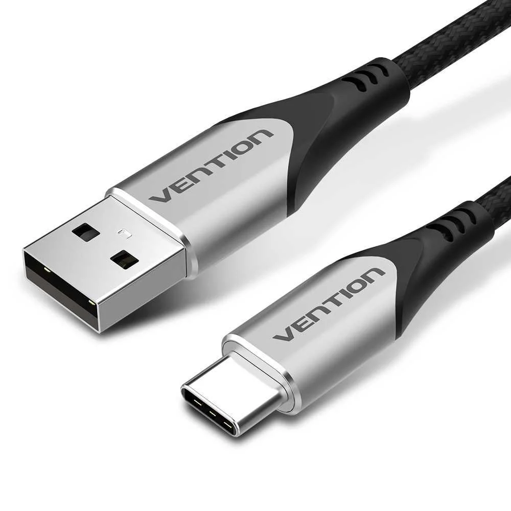 Usb 2.0 a To Usb-C 3a Cable Vention Codhf 1m Gray